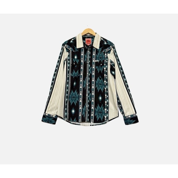 Sendero Provisions Co. Other - Sendero Provisions The Wyatt Western Shirt Aztec Pearl Snap Long Sleeve Mens L